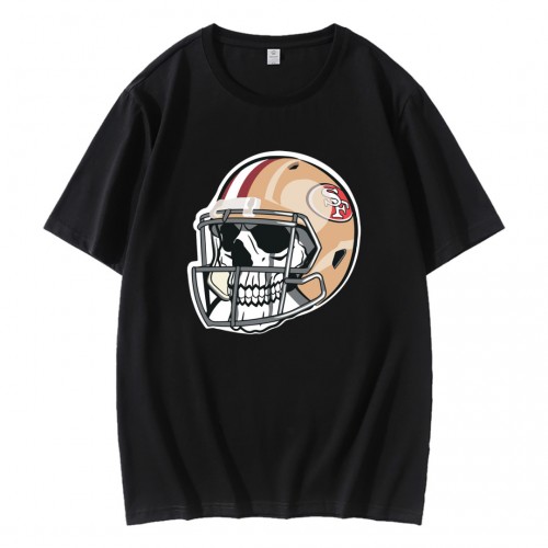 Skull Wear San Francisco 49ers Football Helmet T-Shirt Skull Wear San Francisco 49ers Football Helmet T-Shirt