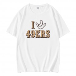 Love Sign San Francisco 49ers T-Shirt Love Sign San Francisco 49ers T-Shirt