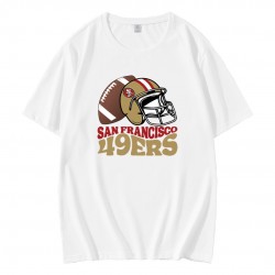 San Francisco 49ers Helmet Football T-Shirt