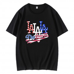 Retro 4th Of July Los Angeles Dodgers T-Shirt Retro 4th Of July Los Angeles Dodgers T-Shirt