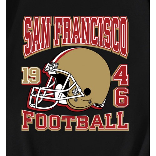 Vintage San Francisco 49ers 1946 Football Helmet T-Shirt