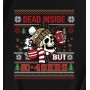 Funny Skull Dead Inside But Go 49ers Football  T-Shirt