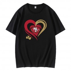 San Francisco 49ers Heart NFL Team T-Shirt