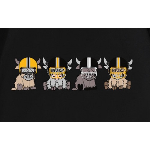 Pittsburgh Steelers Highland Cow  T-Shirt