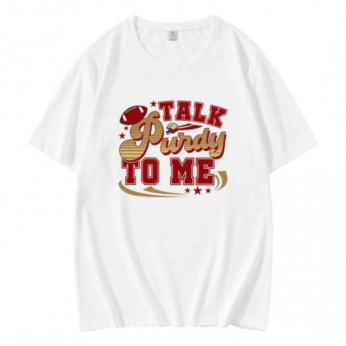 Retro Talk Purdy To Me 49ers NFL T-Shirt Retro Talk Purdy To Me 49ers NFL T-Shirt