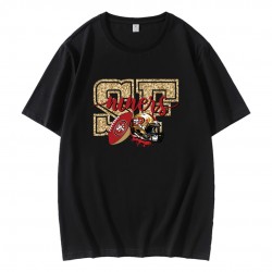 Retro 49ers SF Niners Football Helmet T-Shirt