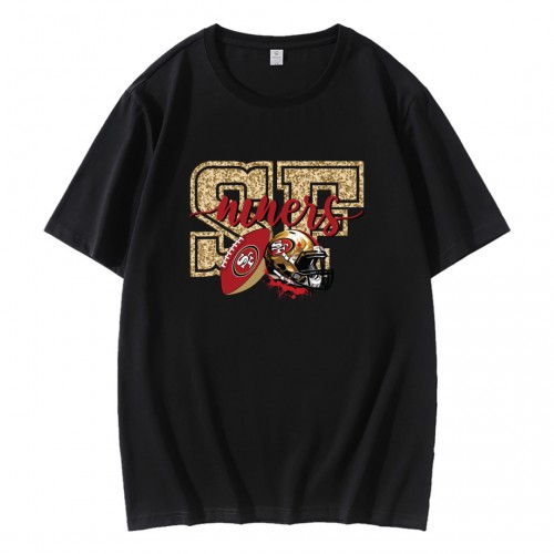 Retro 49ers SF Niners Football Helmet   T-Shirt