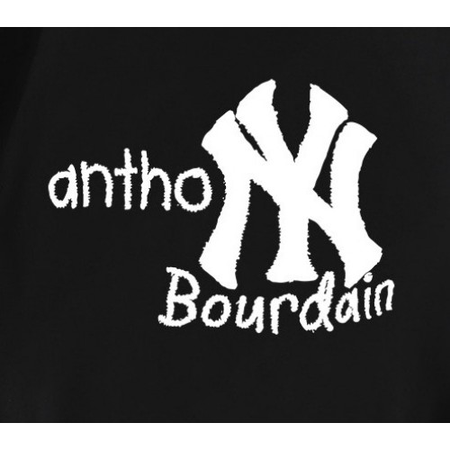 Anthony Bourdain New York Yankees Softball T-Shirt Anthony Bourdain New York Yankees Softball T-Shirt
