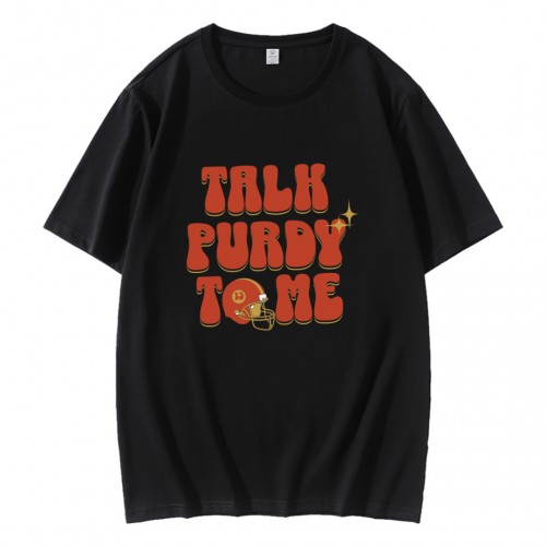 Talk Purdy To Me 49ers Football Player T-Shirt Talk Purdy To Me 49ers Football Player T-Shirt
