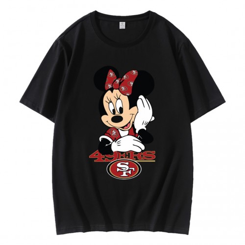 Minnie Mouse San Francisco 49ers Football T-Shirt Minnie Mouse San Francisco 49ers Football T-Shirt