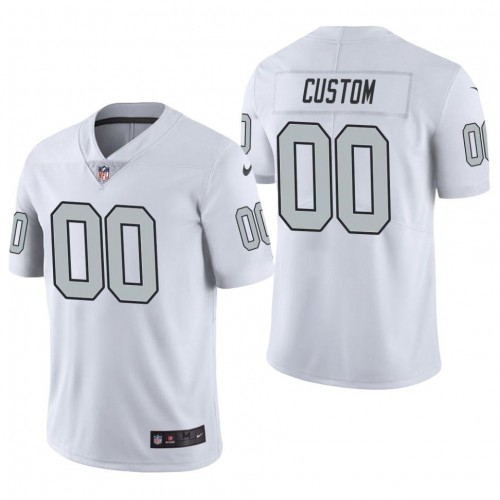 Las Vegas Raiders Nike Custom Alternate Vapor Limited Jersey - White