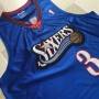 Philadelphia 76ers Allen Iverson #3 Throwback Blue Champions Jersey Philadelphia 76ers Allen Iverson #3 Throwback Blue Champions Jersey