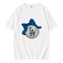 Los Angeles Dodgers Tiny Turnip Baseball Bow T-Shirt Los Angeles Dodgers Tiny Turnip Baseball Bow T-Shirt