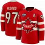 Canada Connor McDavid 2025 Red Hockey Team 4 Nations Face-Off Jersey Canada Connor McDavid 2025 Red Hockey Team 4 Nations Face-Off Jersey