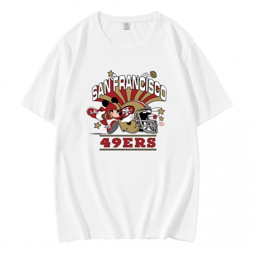 Funny Mickey Mouse Football San Francisco 49ers T-Shirt Funny Mickey Mouse Football San Francisco 49ers T-Shirt