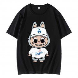 Funny Labubu Los Angeles Dodgers LA Baseball T-Shirt Funny Labubu Los Angeles Dodgers LA Baseball T-Shirt