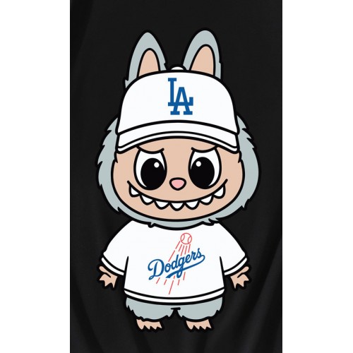 Funny Labubu Los Angeles Dodgers LA Baseball T-Shirt Funny Labubu Los Angeles Dodgers LA Baseball T-Shirt