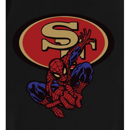 Spiderman San Francisco 49ers T-Shirt Spiderman San Francisco 49ers T-Shirt