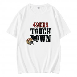 49ers Touch Down Helmet T-Shirt