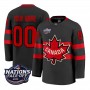 Canada 2025 Black Hockey Team 4 Nations Face-Off Custom Jersey Canada 2025 Black Hockey Team 4 Nations Face-Off Custom Jersey