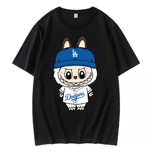 Funny Doll Labubu Los Angeles Dodgers Baseball T-Shirt Funny Doll Labubu Los Angeles Dodgers Baseball T-Shirt