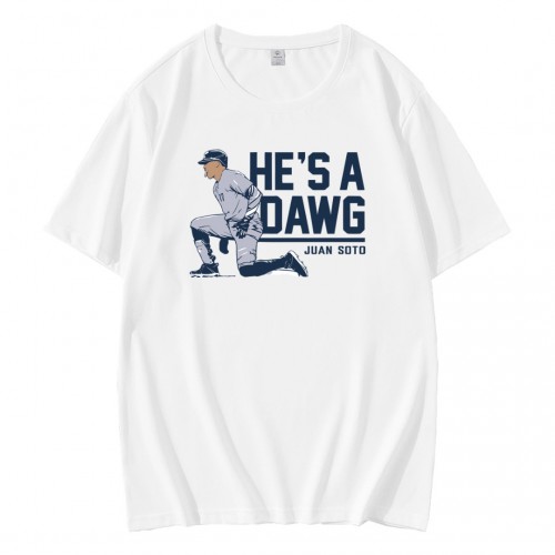 Juan Soto He Is A Dawgs Yankees Baseball T-Shirt Juan Soto He Is A Dawgs Yankees Baseball T-Shirt