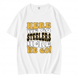 Here We Go Steelers NFL Football T-Shirt