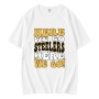 Here We Go Steelers NFL Football   T-Shirt