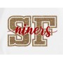 Glitter SF Niners 49ers Football  T-Shirt