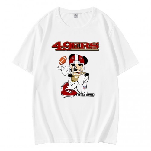 Mickey Mouse San Francisco 49ers Super Bowl T-Shirt Mickey Mouse San Francisco 49ers Super Bowl T-Shirt