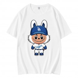 Funny Labubu Los Angeles Dodgers Baseball T-Shirt Funny Labubu Los Angeles Dodgers Baseball T-Shirt