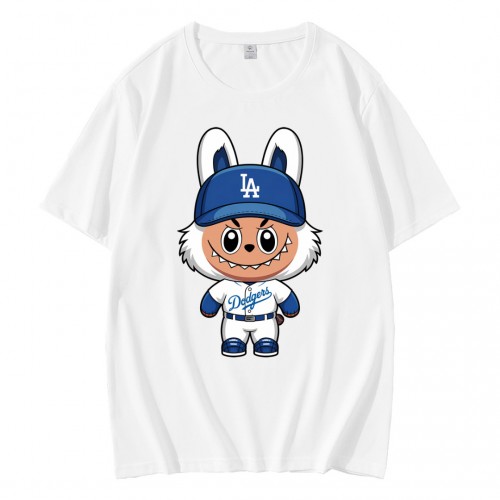 Funny Labubu Los Angeles Dodgers Baseball T-Shirt Funny Labubu Los Angeles Dodgers Baseball T-Shirt