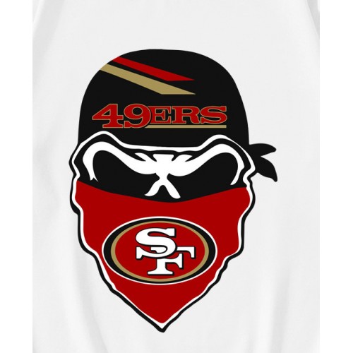Retro San Francisco 49ers Skull T-Shirt Retro San Francisco 49ers Skull T-Shirt