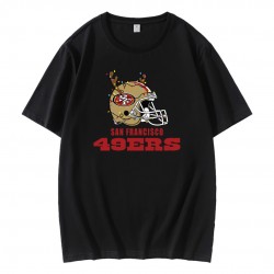 San Francisco 49ers Helmet Deer Antlers T-Shirt