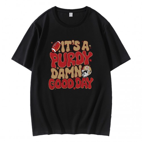 t’s A Purdy Damn Good Day Helmet 49ers Football T-Shirt t’s A Purdy Damn Good Day Helmet 49ers Football T-Shirt