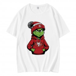 Grinch Wears San Francisco 49ers Clothes T-Shirt Grinch Wears San Francisco 49ers Clothes T-Shirt
