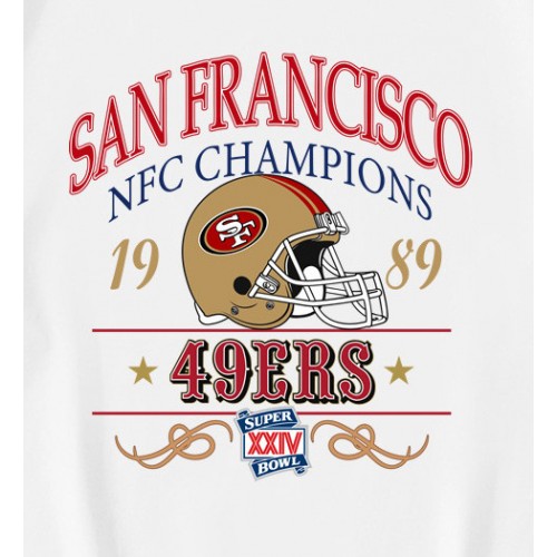 San Francisco 49ers NFC Champions 1989 T-Shirt San Francisco 49ers NFC Champions 1989 T-Shirt