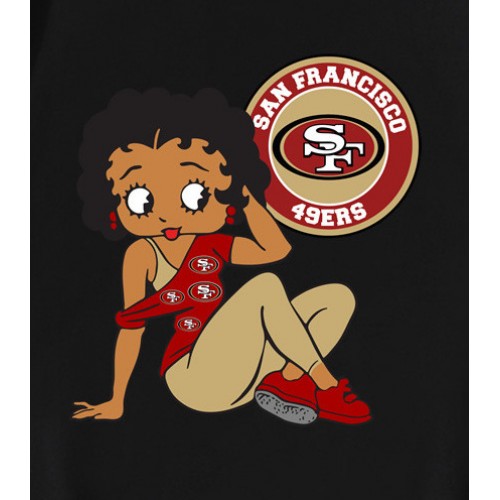 Betty Boop San Francisco 49ers Logo T-Shirt Betty Boop San Francisco 49ers Logo T-Shirt