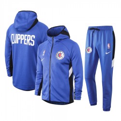 LA Clippers Nike 2019/20 Showtime Full-Zip Therma Flex Performance Hoodie