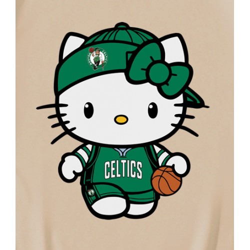Hello Kitty Boston Celtics NBA Basketball T-Shirt