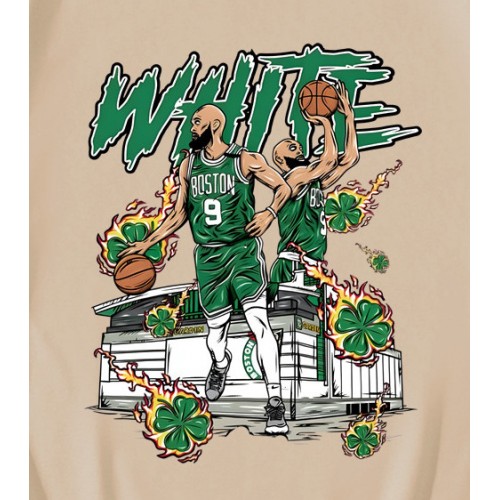 Boston Celtics White NBA Basketball Player T-Shirt