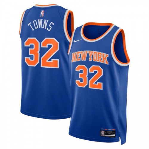 Karl-Anthony Towns New York Knicks Nike Unisex 2023/24 Swingman Jersey - Blue - City Edition Karl-Anthony Towns New York Knicks Nike Unisex 2023/24 Swingman Jersey - Blue - City Edition