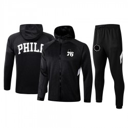 Philadelphia 76ers Nike 2019/20 Showtime Full-Zip Therma Flex Performance Hoodie