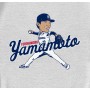 Yoshinobu Yamamoto Caricature MLB Player T-Shirt