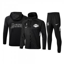 Los Angeles Lakers Nike 2019/20 Showtime Full-Zip Therma Flex Performance Hoodie
