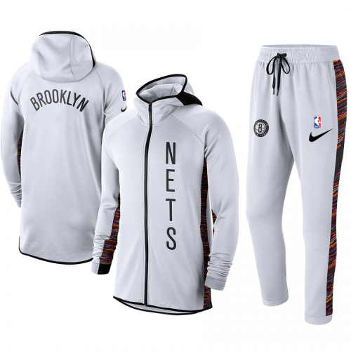 Brooklyn Nets Nike 2019/20 Showtime Full-Zip Therma Flex Performance Hoodie Brooklyn Nets Nike 2019/20 Showtime Full-Zip Therma Flex Performance Hoodie