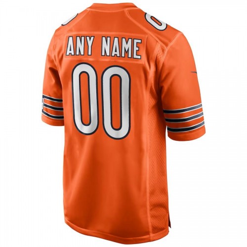 Chicago Bears Nike Custom Youth Vapor Limited Jersey - Orange