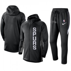 San Antonio Spurs Nike 2019/20 Showtime Full-Zip Therma Flex Performance Hoodie