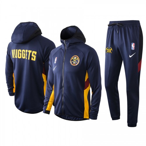 Denver Nuggets Nike 2019/20 Showtime Full-Zip Therma Flex Performance Hoodie Denver Nuggets Nike 2019/20 Showtime Full-Zip Therma Flex Performance Hoodie