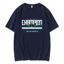 2024 Champion Jalen Hurts Philadelphia Eagles T-Shirt 2024 Champion Jalen Hurts Philadelphia Eagles T-Shirt